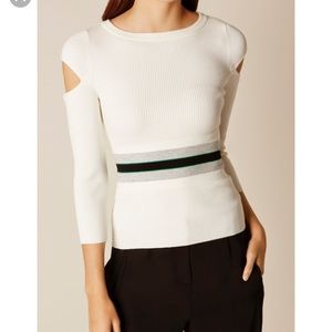 Karen Millen cold shoulder top